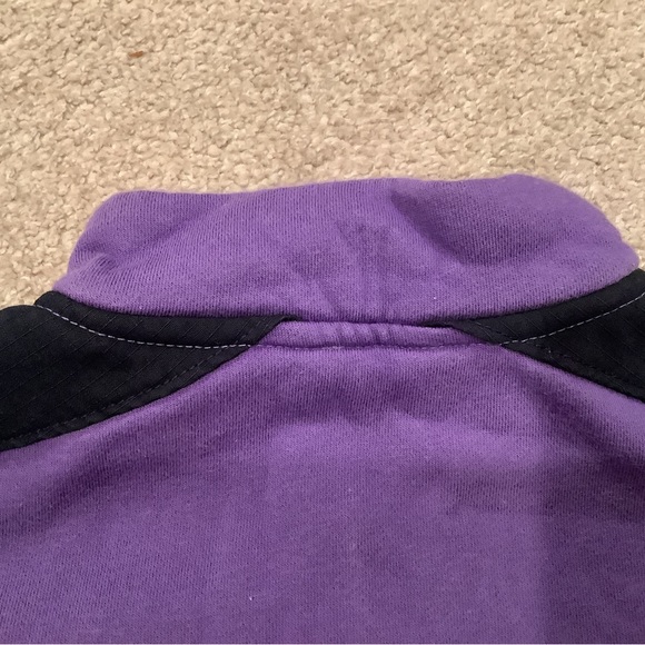 Lands End Boys Purple Quarter Zip Sweatshirt Size 4 - Picture 7 of 11